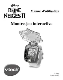 VTECH Reine des Neiges 2 - La montre-jeu interactive d'Elsa - Montre interactive