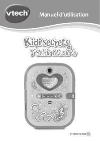 Journal intime electronique KidiSecrets Selfie Music VTECH