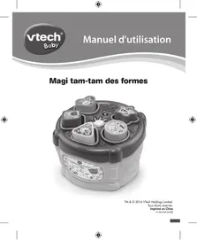 VTECH Magi tam-tam des formes - jouet musical - Jouet d'éveil