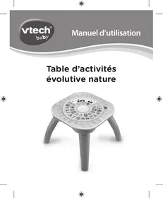 VTECH Table d'activités évolutive nature - Table d'activités pour enfant