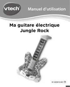 VTECH Guitare electrique enfant tigre - Jungle Rock - VTech - Instrument de musique électrique