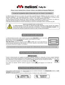 MELICONI FULLY 8 EN 1 - Télécommande