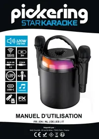 Notice PICKERING STAR KARAOKE Enceintes