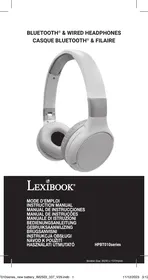 Notice LEXIBOOK STITCH HPBT010SERIES Słuchawki