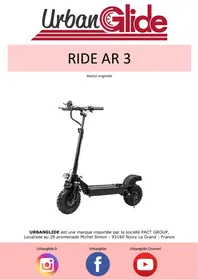 URBAN GLIDE All Road 3 - RIDE AR 3 - Patinete elétrico