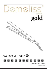 Notice SAINT ALGUE SAINT ALGUE GOLD L SA-2001 Lisseurs de cheveux