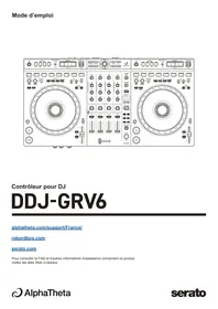 Notice PIONEER USB DDJ-GRV6 Contrôleur audio