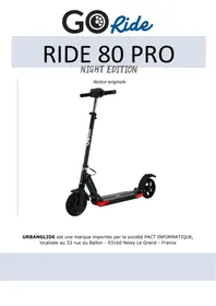 URBAN GLIDE Ride 80 Pro - Trottinette électrique