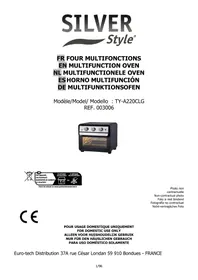 Notice SILVER STYLE 003006 Elektrischer Ofen