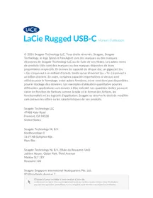 RUGGED USB-C 1To LACIE