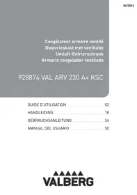 Notice VALBERG 928874 VAL ARV 230 A+ KSC Gefrierschrank