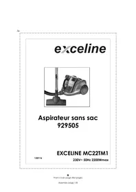 EXCELINE MC22TM1 - Aspirateur sans sac