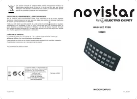 WASH LED RVBB NOVISTAR