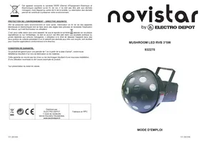 Mushroom LED 3X5W NOVISTAR