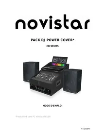 NOVISTAR Power Cover + Flight Case ED 933255 - Système de sonorisation