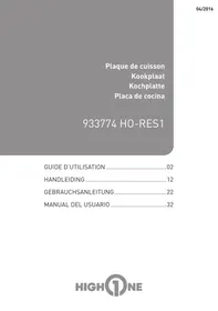 HIGH ONE HO-RES1 - Table de cuisson electrique