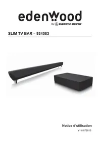 EDENWOOD SLIM TV BAR - Barre de son