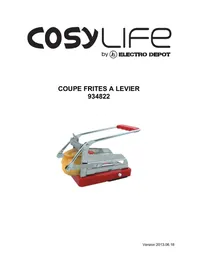 COSYLIFE COUPE FRITES A LEVIER 934822 - Coupe frites