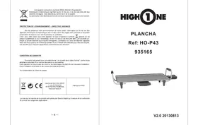 HIGH ONE HO-P43 - Plancha