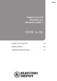 Notice ELECTRO DEPOT N°3 - 935397 L14 TV-Halterung