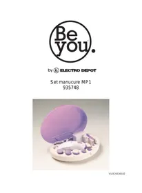 Notice BE YOU SET MANUCURE MP1 Appareil de manucure
