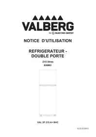 VALBERG VAL 2P 215 A+ BHC - Réfrigérateur