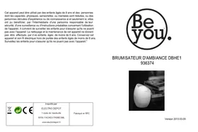 BE YOU DBHE1 - Diffuseur d ambiance