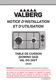 VALBERG VAL DG 2 XET - Table de cuisson au gaz