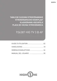 HIGH ONE HIG TV 3 B AF - Plaque de cuisson