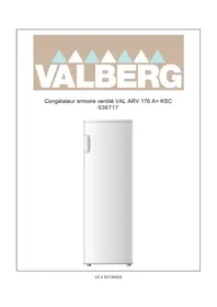 VALBERG VAL ARV 176 A+ KSC - Congélateur