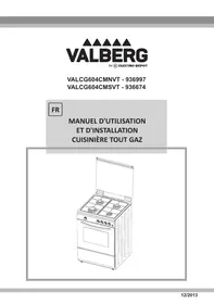 VALBERG VAL CG 60 4CM NVT - Cuisiniere gaz