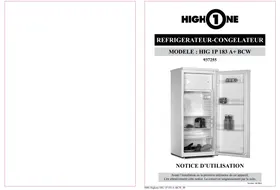 HIGH ONE HIG 1P 183 A+ BCW - Réfrigérateur