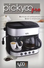 Notice PICKYOO PRO 15 BARS Cafetière Expresso