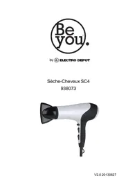 Notice BE YOU SC4 Sèche cheveux