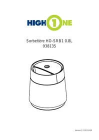 HIGH ONE HO-SRB1 - Sorbetière