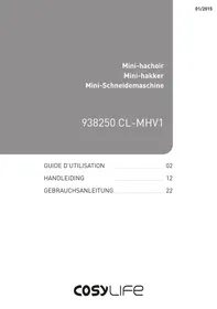Notice COSYLIFE CL-MHV1 Mini hachoir