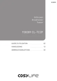 Notice COSYLIFE CL-TC2P Toaster