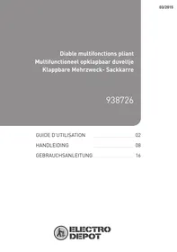 Notice ELECTRO DEPOT TROLLEY PLIANT 70 KG Trolley
