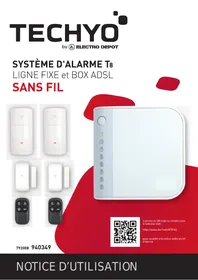 Notice TECHYO ALARME SS FIL RTC Alarme