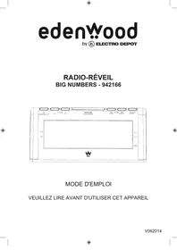 EDENWOOD BIG NUMBERS 2 - Radio-réveil