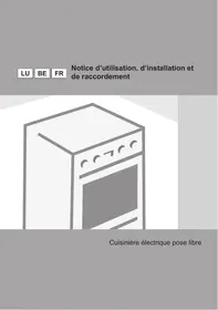 Notice SIDEX SV65X Cuisiniere vitrocéramique