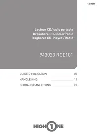 HIGH ONE RCD101 - Radio CD