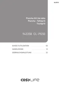 COSYLIFE CL-PG50 - Grill et plancha