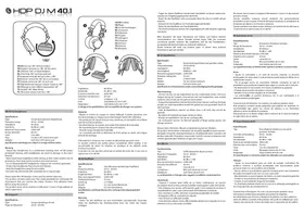 HERCULES DJ M40.1 - Casque filaire