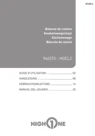 HIGH ONE HO-EL2 - Elektronische weegschaal