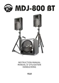 Notice MYDEEJAY 800BT KIT SONO