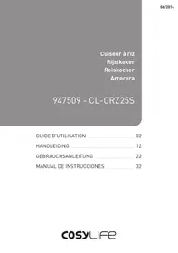 COSYLIFE CL-CRZ25S - Cuiseur à riz