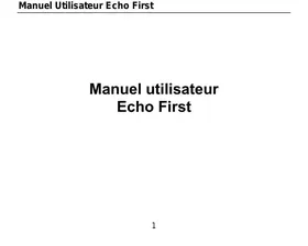 Notice ECHO FIRST DUALSIM NOIR Mobile