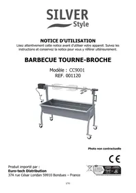 Notice SILVER STYLE TOURNEBROCHE XXL CC9001 Barbecue