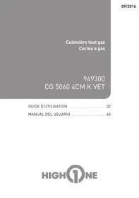 VALBERG CG 5060 4CM K VET - Cuisiniere gaz